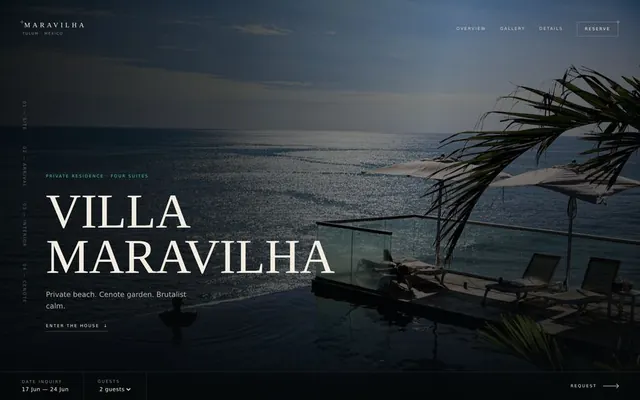 Villa Maravilha — Hospitality